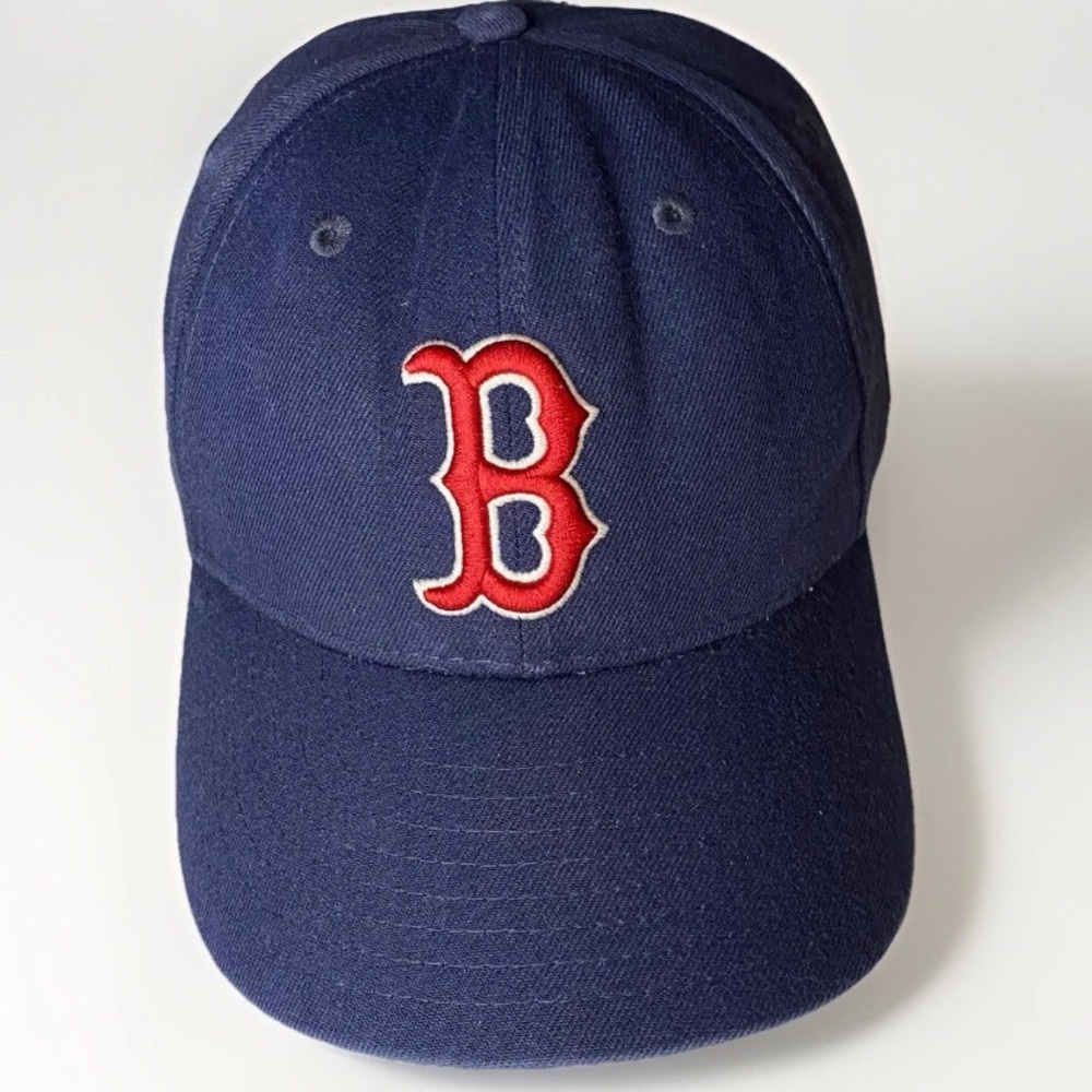 Boston‎ Red Sox Baseball Sports New Era Cap Hat Mens Size OS Black Wool Blend